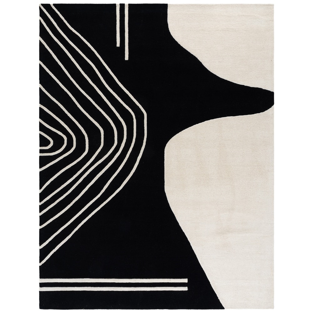 SAFAVIEH Handmade Rodeo Drive Abigayle Mid-Century Modern Wool Rug