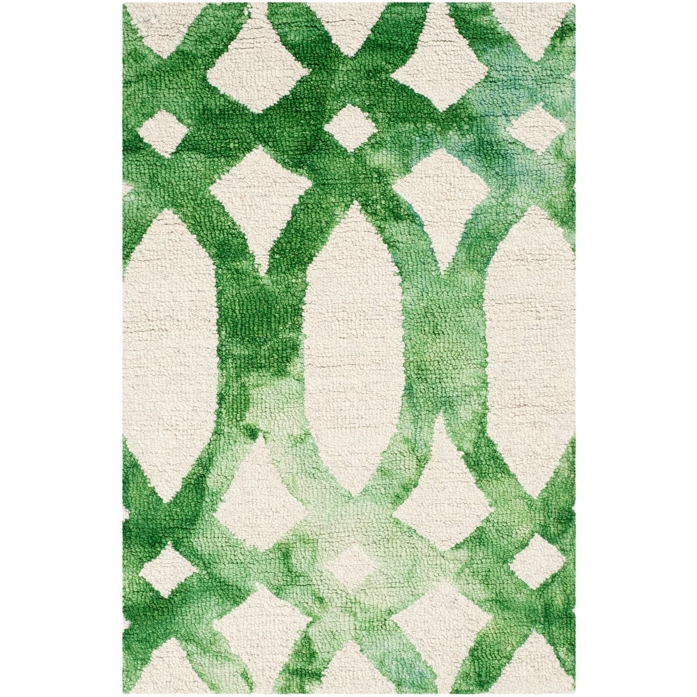SAFAVIEH Handmade Eligija Wool Geometric Dip Dye Area Rug
