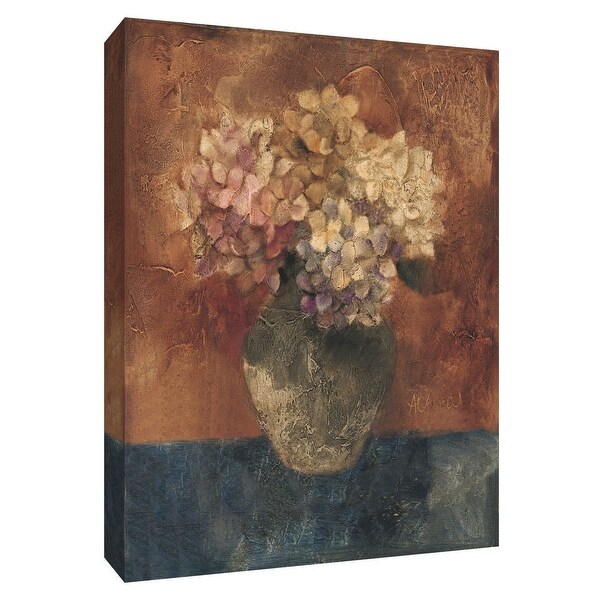 PTM Images 9-154653 PTM Canvas Collection 10" x 8" - "Hydrangea Study II" Giclee Hydrangeas Art Print on Canvas