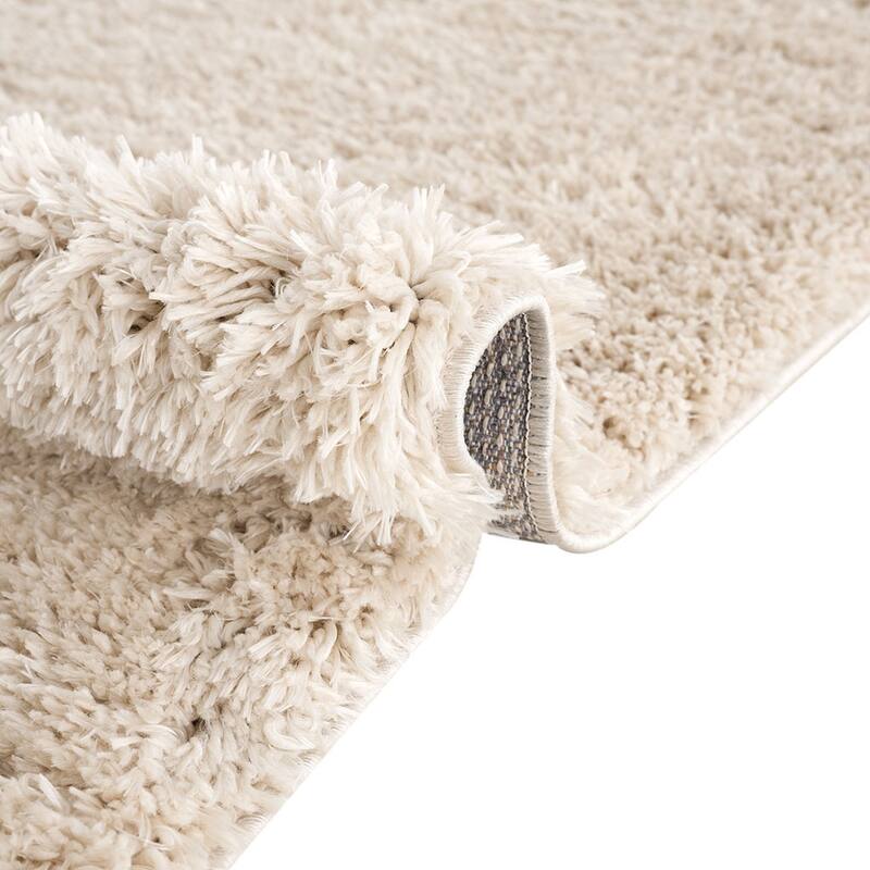 Super Soft Polyester Shag Area Rug, Plush and Cozy, Ideal for Living Room, Bedroom, and Home Décor - 9'3" x 12'3"