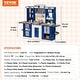 preview thumbnail 32 of 54, Kids Kitchen Playset Play Kitchen for Kids Corner Wooden Play Kitchen