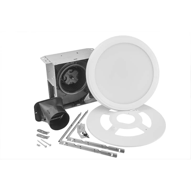 Broan AER80L 80 CFM 0.8 Sone Ceiling Mounted Exhaust Fan with Round