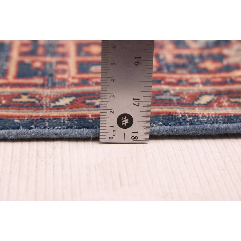 ECARPETGALLERY Hand-knotted Kayseri Vintage Navy Wool Rug - 4'0 x 5'10