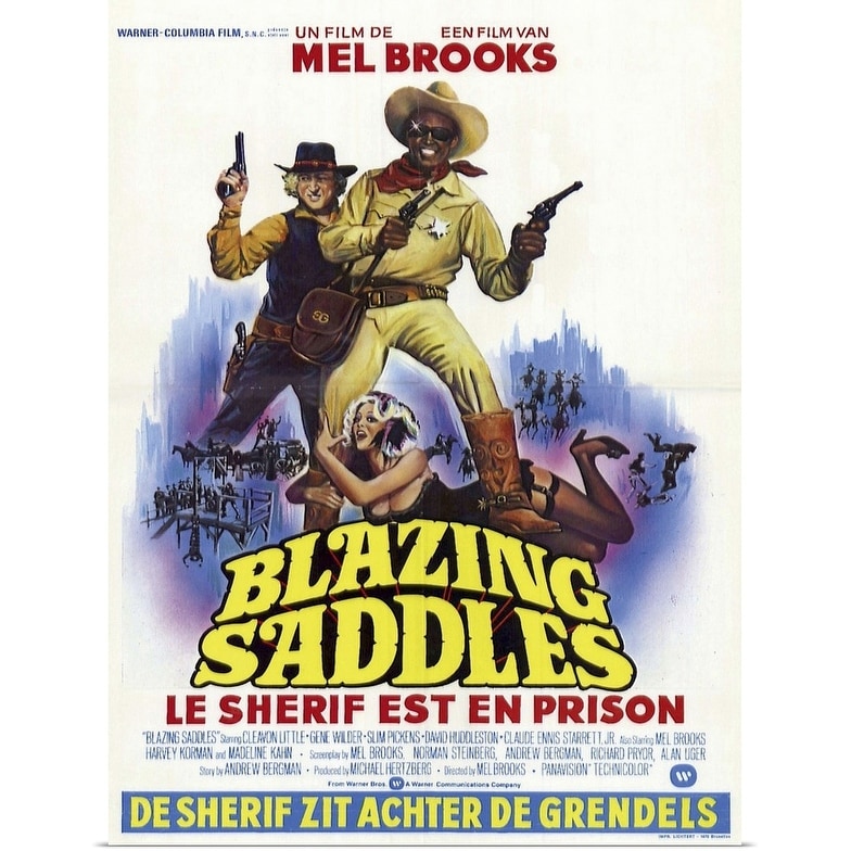blazing saddles poster original