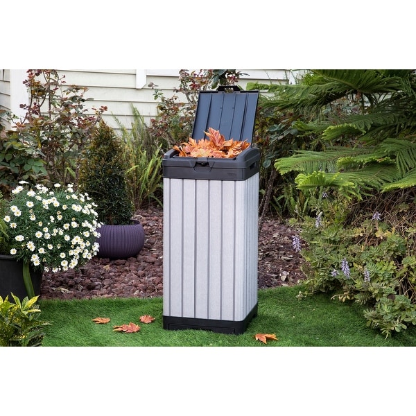 Patio top trash can
