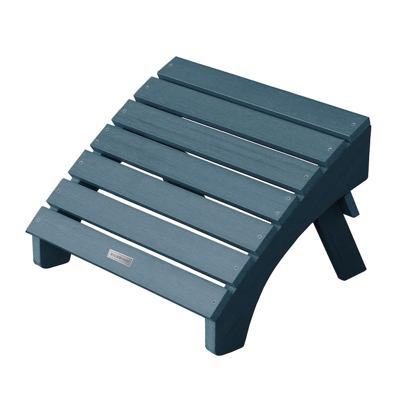 HIGHWOOD Folding and Reclining Adirondack Chair with Folding Ottoman