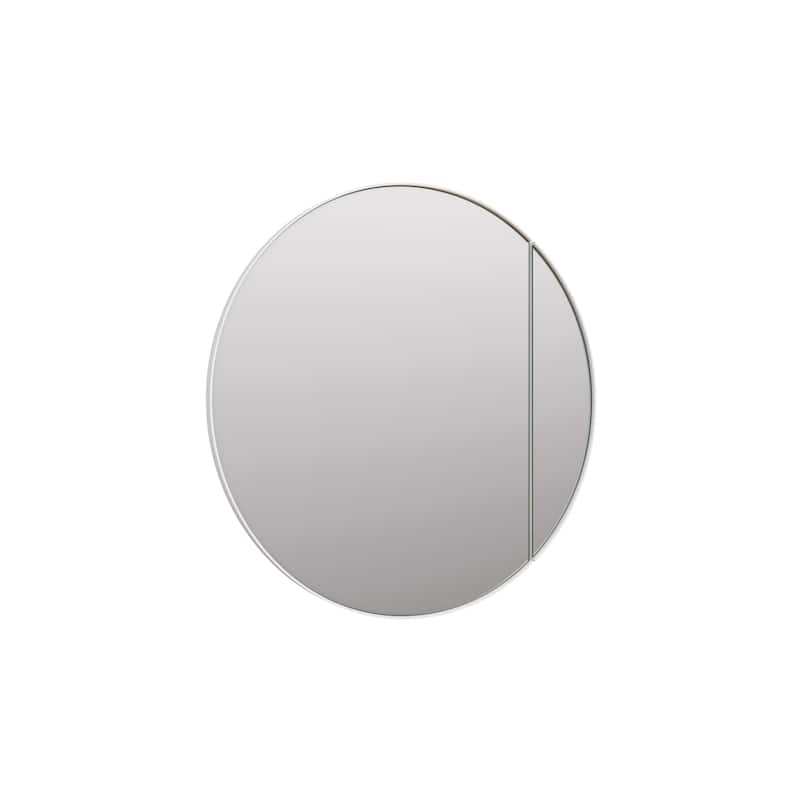 One Door Steel Frame Round Shape Medicine Cabinet