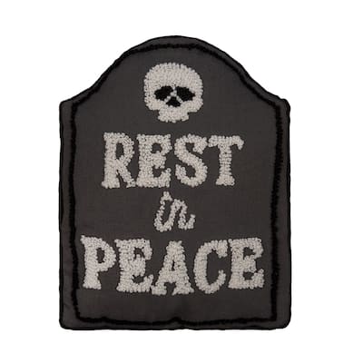 Rip Tombstone Shaped Pillow