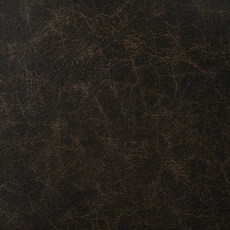 Bennet 5-Piece Pub Wood Dining Set with Walnut Finished Top Table and Faux Leather Counter Height Bar Stools