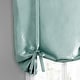 preview thumbnail 24 of 53, Exclusive Fabrics Faux Silk Taffeta Tie-Up Window Shade (1 Panel)