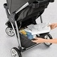 preview thumbnail 4 of 7, Chicco Viaro Quick-Fold Stroller, Graphite
