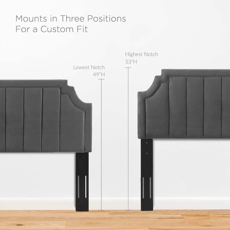 Sienna Performance Velvet Twin Platform Bed