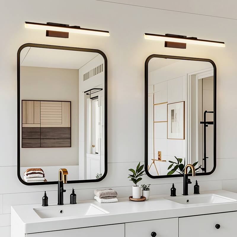 LED Bath Bar Black Vanity Light For Bathroom, Mirror, Sink, Or Dressing Room