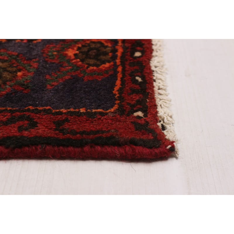 ECARPETGALLERY Hand-knotted Andelz Red Wool Rug - 3'10 x 6'5