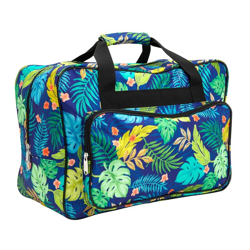 Bright Creations Sewing Machine Case Tropical Carrier Tote Storage Organizer Bag 18.1x9.4x12.2"