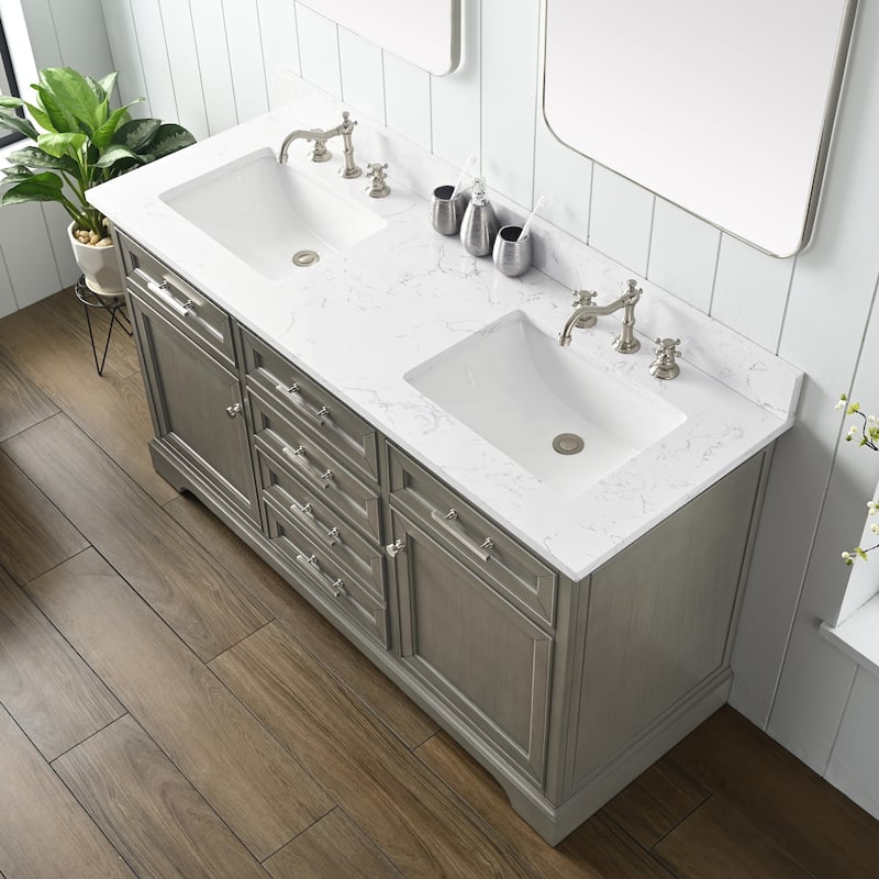 Sudio Design Thompson 60" Double Bathroom Vanity