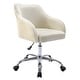preview thumbnail 49 of 117, Corvus Braff Velvet Upholstered Adjustable Ergonomic Office Chair