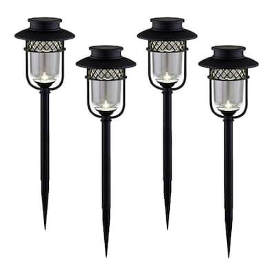 Classy Caps Stainless Steel Landscape, Path & Garden Light (Set of 4)