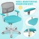 preview thumbnail 41 of 48, Costway Auto Lock Kids Mesh Chair with Armrests Height Adjustable - 21.5''x 20''x 31.5''-36''