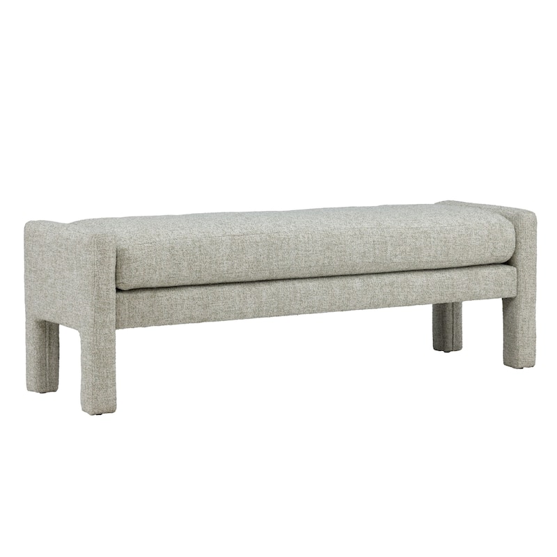 Maverick Upholstered Accent Bench, Sage
