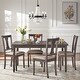 preview thumbnail 1 of 2, Simple Living French Country 5-Piece Dining Set Grey