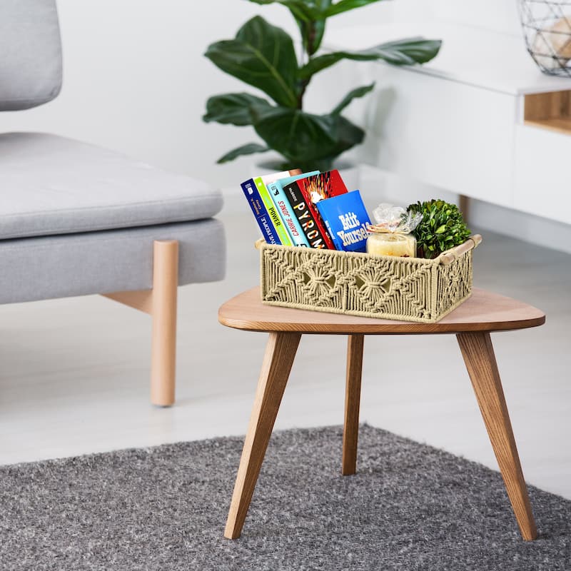 Sorbus Storage Wicker Baskets -Set of 2 - 12 x 8 x 4 in