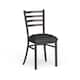 Option black vinyl seat/clear coated metal frame