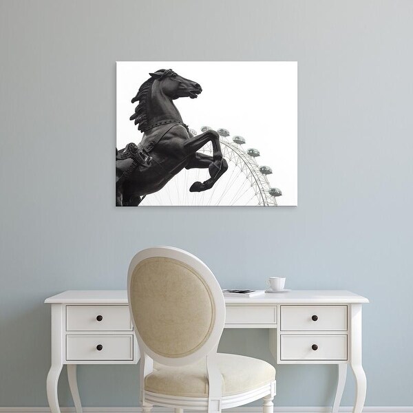 Easy Art Prints Keri Bevan's 'London Eye I' Premium Canvas Art