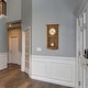 preview thumbnail 2 of 0, Howard Miller Ashbee II Grandfather Clock Style Chiming Wall Clock with Pendulum, Vintage, Old World, Classic Design