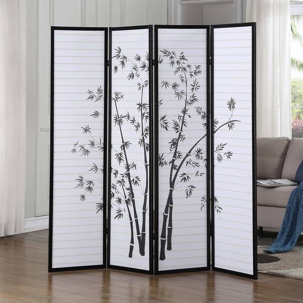 4-Panel Framed Room Screen - Bed Bath & Beyond - 40834103