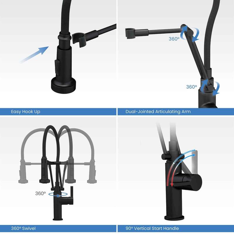 Engel Single Handle Pull Down Kitchen Faucet