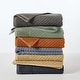 preview thumbnail 1 of 197, Linery & Co. Cotton Diamond Waffle Texture Bath Towels