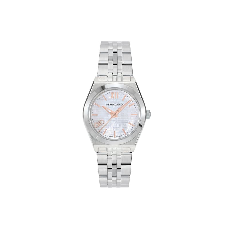 Ferragamo Women's Vega New 28mm Quartz Watch SFKJ00924 - White - One Size
