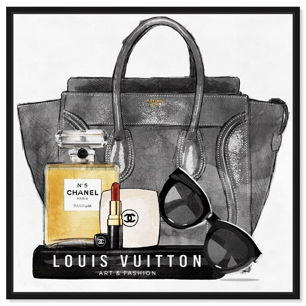 black and yellow purse