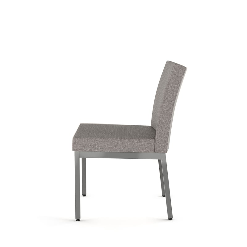 Amisco Perry Set of 2 Upholstered Dining Chairs with Metal Legs