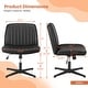 preview thumbnail 53 of 66, Desk Chairs. Cross Legged Office Task Armless Wide Vanity Makeup Chair Computer Chairs for Home Office