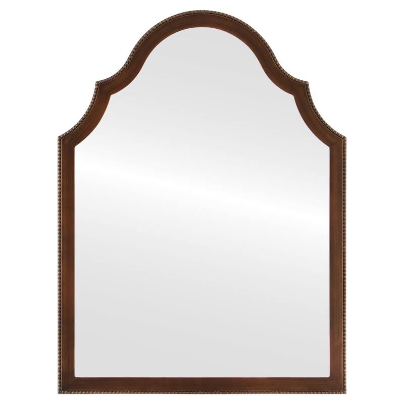 Van Buren Framed Vanity Mirror - Peaks Cathedral - 24.4x32.4 - Bronze/Gold