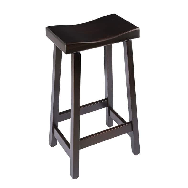Amish Made Maple Wood Urban Bar Stool - Onyx - Bar Height