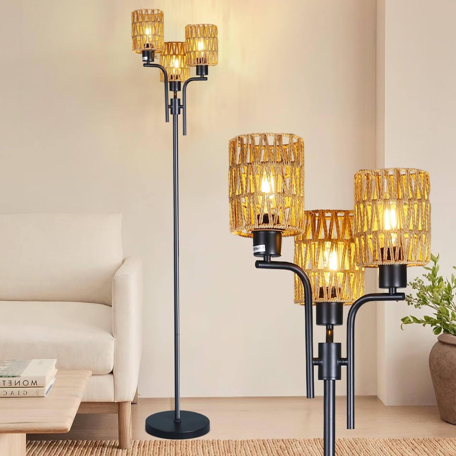 Bohemian Eclectic TOBILI Floor Lamps Bed Bath Beyond