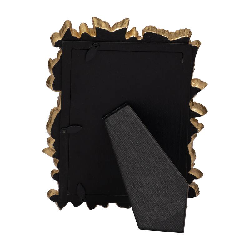 Resin Butterflies Decorative Photo Frame - Gold, 4x6 in.