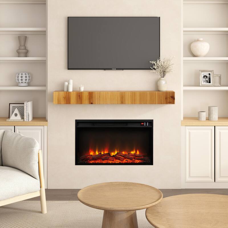 Rustic Fireplace Shelf Mantel Floating Shelf