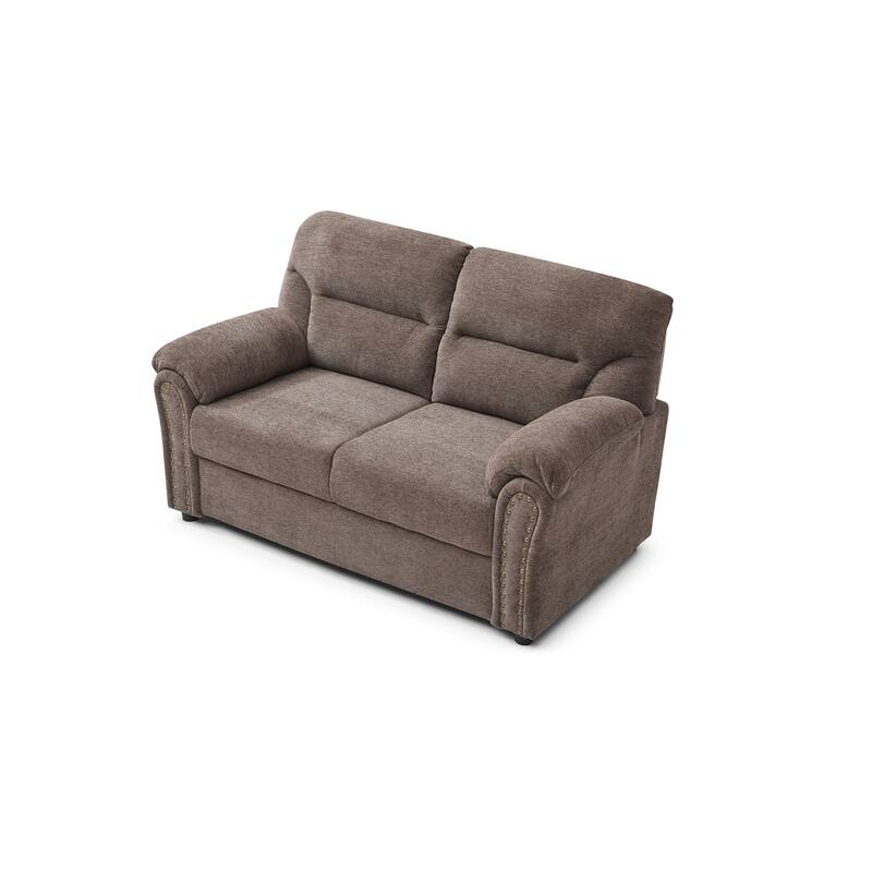 Hamilton 60 in. Pillow Top Arm Polyester Straight Sofa