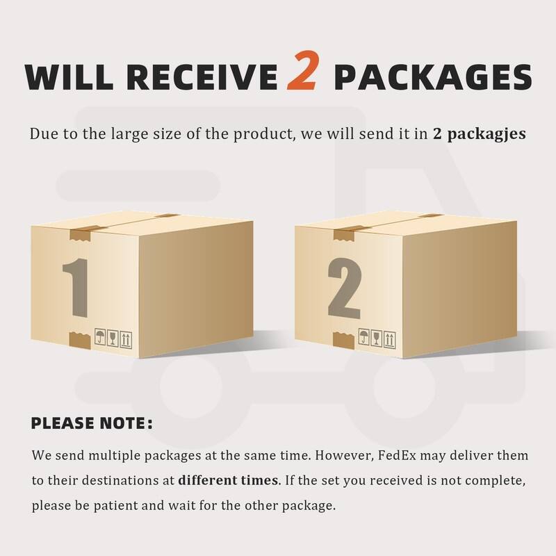 Tufted Naliheads Solid Wood Upholstered Dining Chairs Set of 8