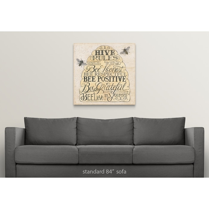 Shop Hive Rules Canvas Wall Art On Sale Free Shipping Today
