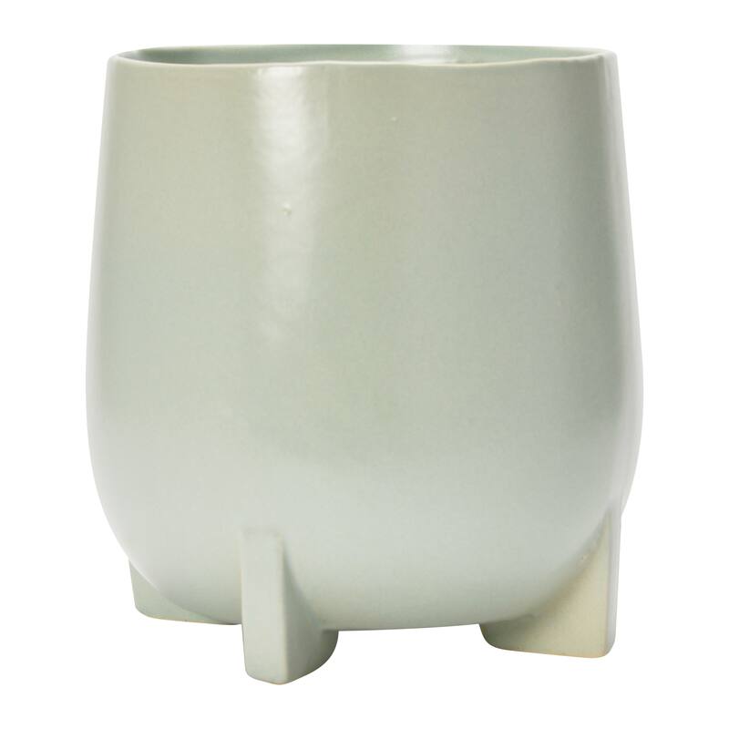 Stoneware Footed Planter