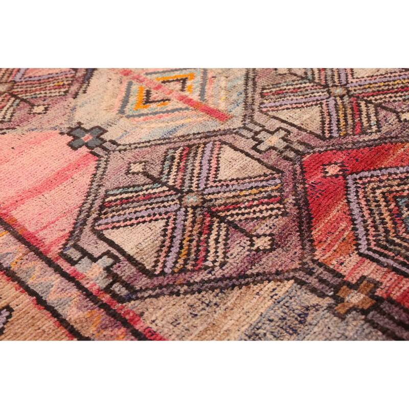 ECARPETGALLERY Hand-knotted Melis Multi Color Wool Rug - 3'5 x 9'0