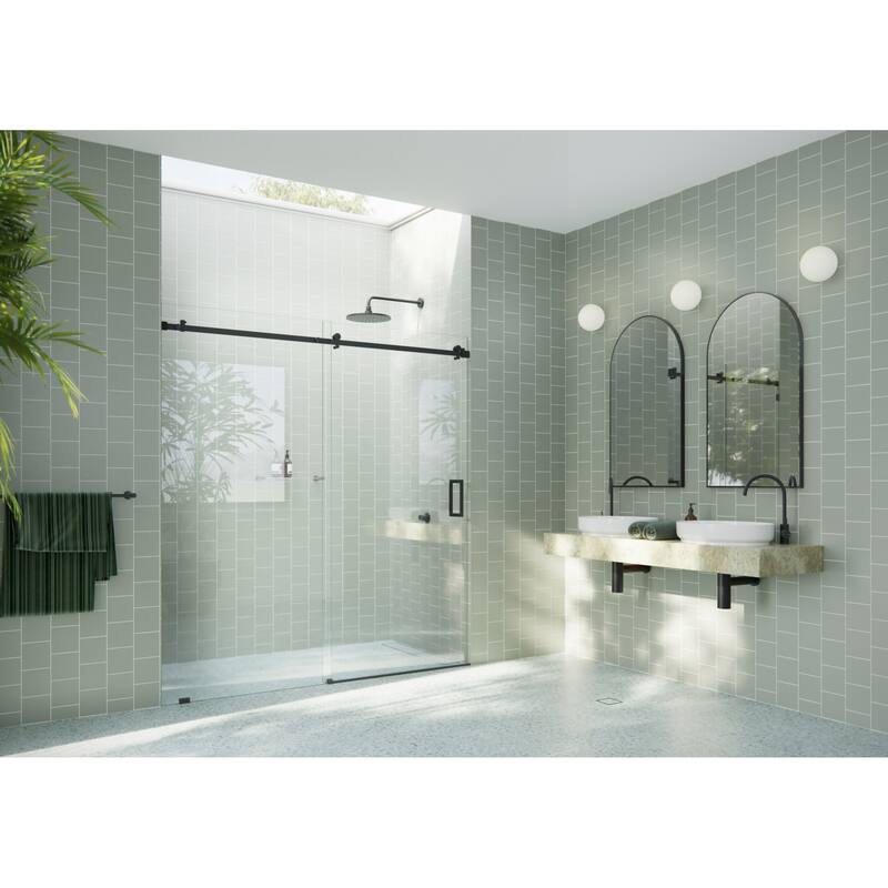 Glass Warehouse SQSLD-68 Astro 78" High x 68" Wide Sliding Frameless