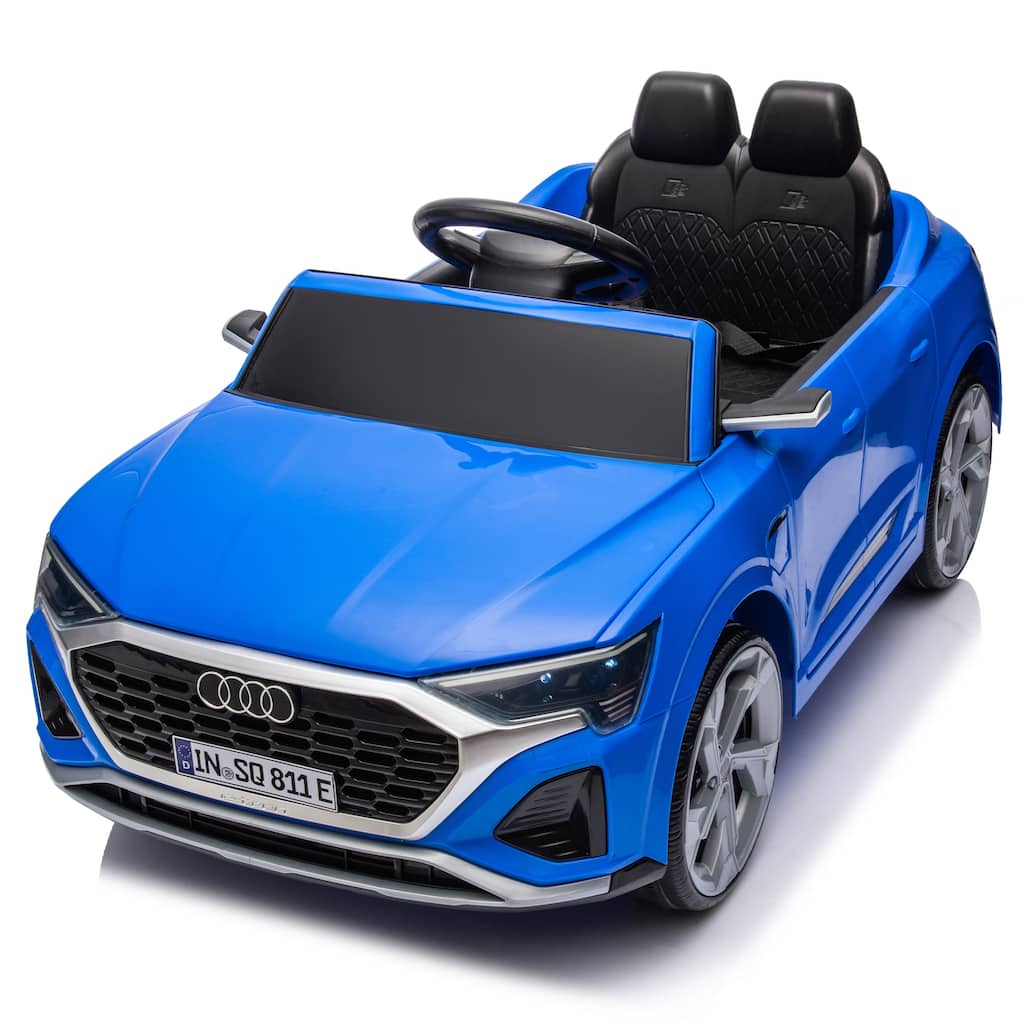 12V Kids Ride On Electric Car W/Parents Remote Control,Licensed Audi Sq8 For Kids,Volume Control,For Kids Aged 3-6.