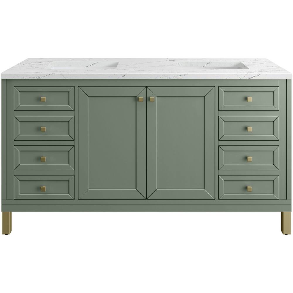 James Martin Vanities 503-V60D-3ENC Chicago 60" Free Standing Double