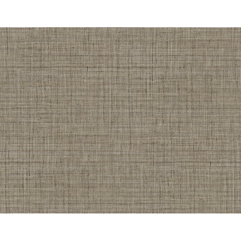 Seabrook Designs Harvest Twine Embossed Vinyl Unpasted Wallpaper - 27 in W x 27 ft. L - Driftwood